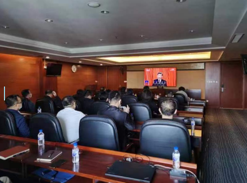 集團黨委組織黨員領導干部職工 收看黨的二十大開幕盛況